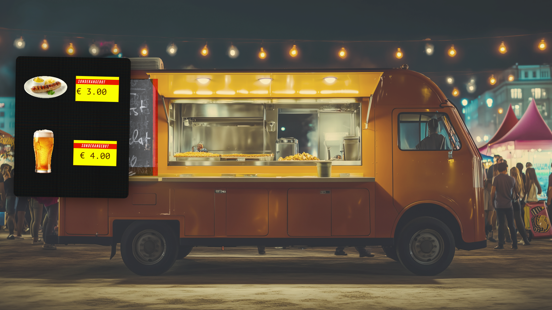 Projekt digitale Menütafeln